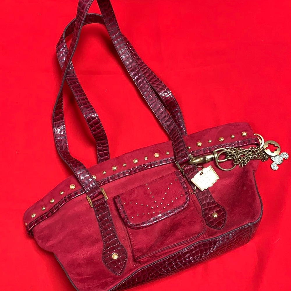 Deborah Lewis suede purse.